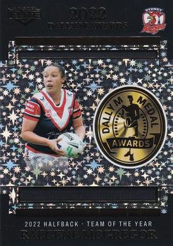 2023 NRL Traders Elite - 2022 Dally M Awards Priority #DM26 Raecene McGregor Front